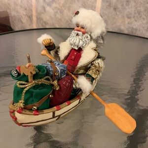 “Frontier Cheer” Santa Figure by Clothtique